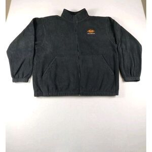 Port Authority Fleece Jacket‎ Men's XL Black SDA Security Gorpcore Outdoors Warm
